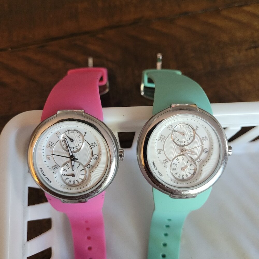 Philip Stein Active Stressless watches (pair)